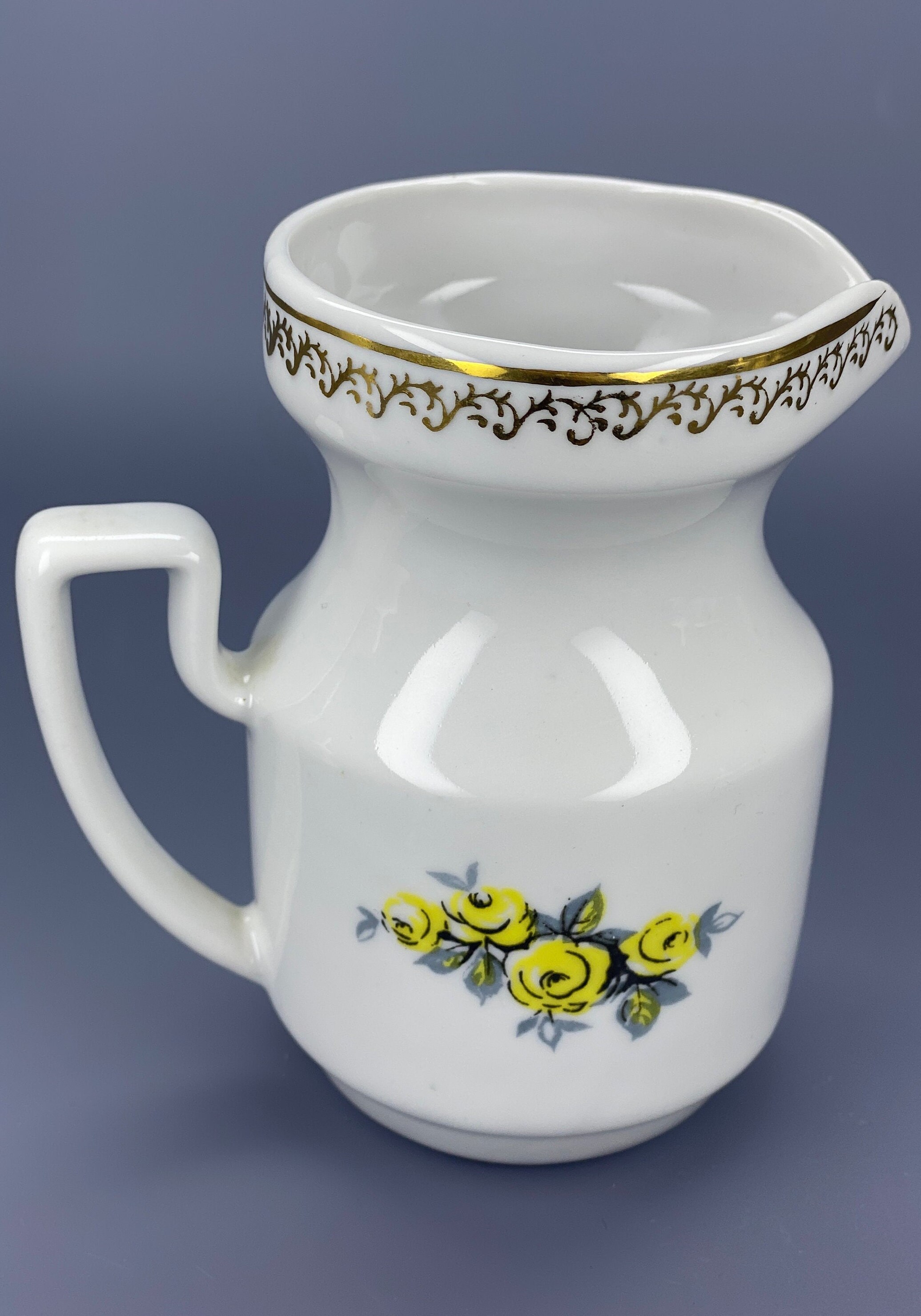 Vintage Small Milk Jug Creamer RPA Riga Porcelain Factory Etsy