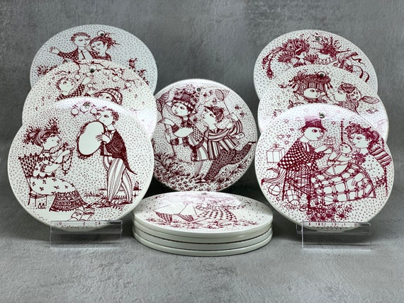 ビヨルンウインブラッド Bjorn Wiinblad　ニモール　飾り皿 Nymolle ニモール Bjorn Wiinblad ビョルン・ウィンブラッド