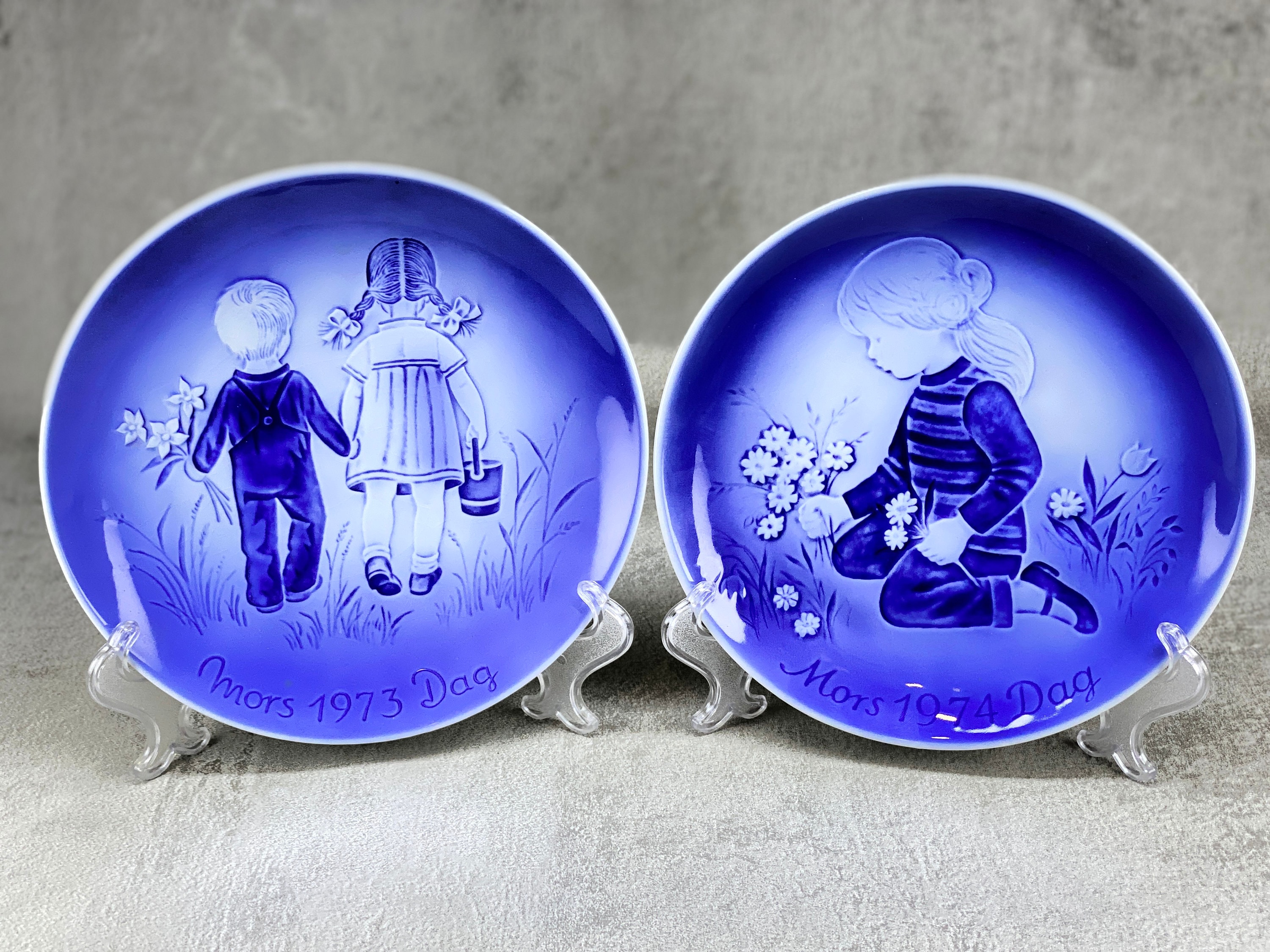 Desiree Denmark Mother's Day Porcelain Plates by Svend Jensen Old