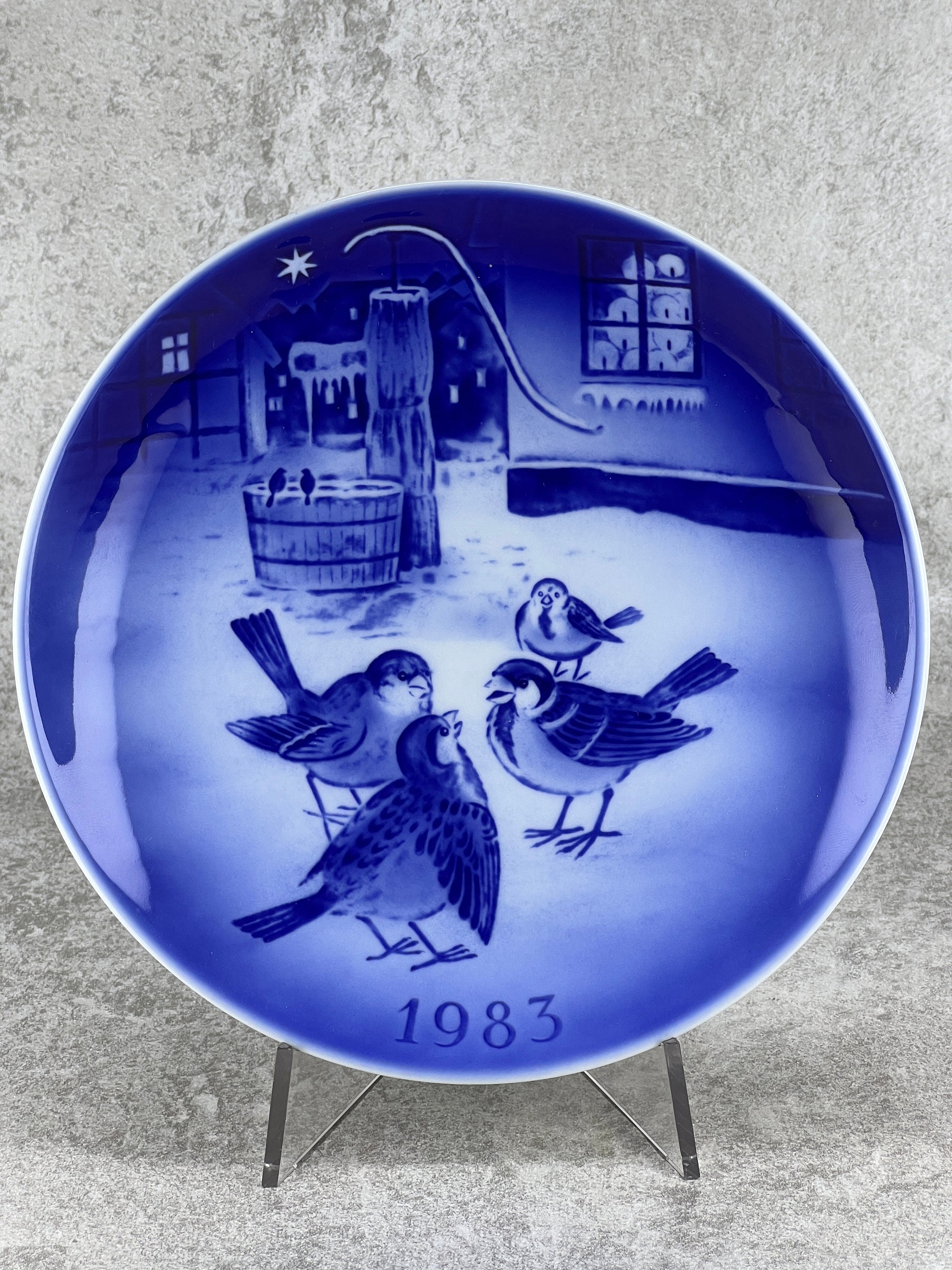 Desiree Denmark Old Copenhagen Blue Christmas Porcelain