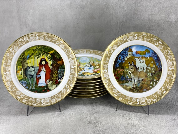Franklin Porcelain, the Grimm's Fairy Tales, Vintage Porcelain