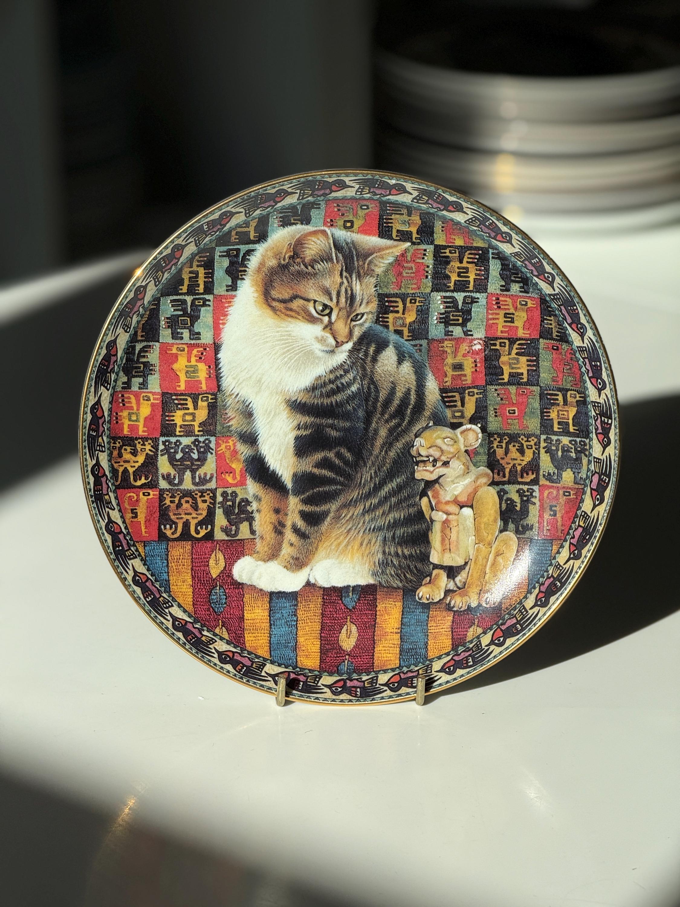 Danbury Mint Porcelain Plate Collection Lesley Ivory's Cats! - Etsy