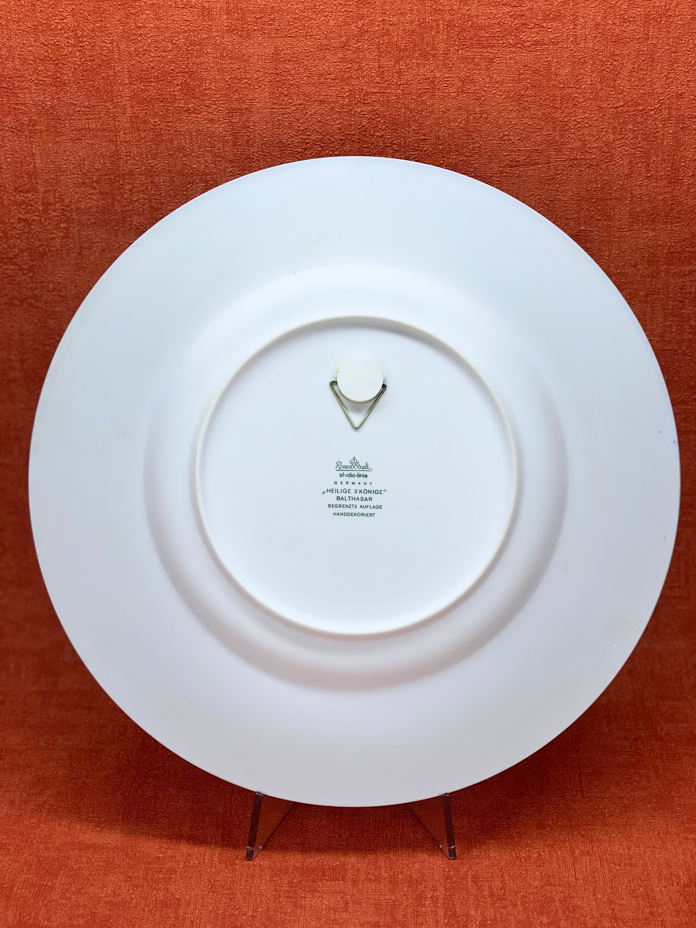 BJORN WIINBLAD Rosenthal Christmas Porcelain Plates, the Holy