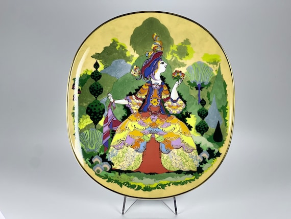 Bjorn Wiinblad Rosenthal Porcelain Plate, Don Giovanni Motif