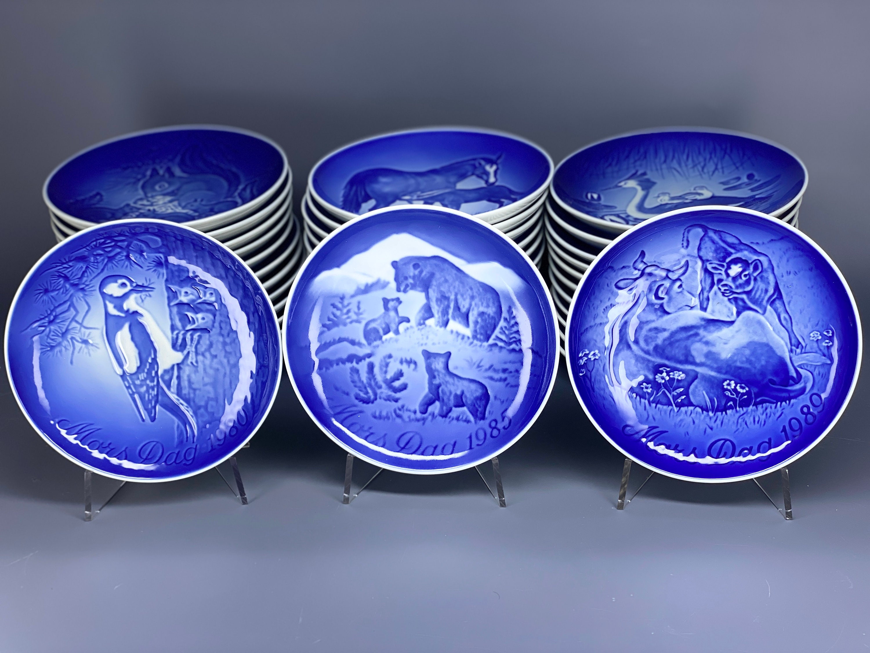 Bing & Grondahl Copenhagen Porcelain Mother's Day Plate - Etsy