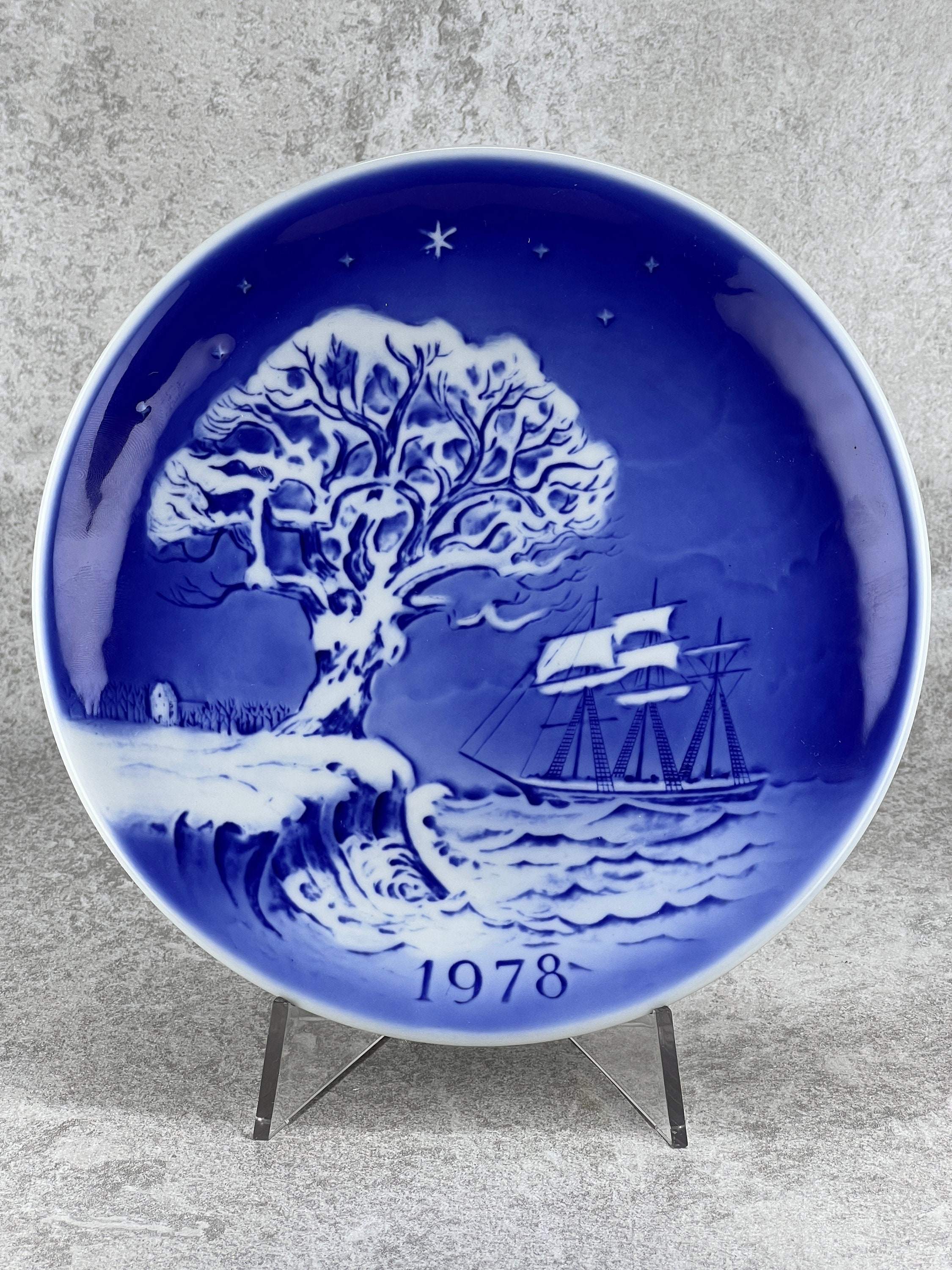 食器 DESIREE DENMARK OLD  BLUE 1987 Desiree Denmark Old Copenhagen Blue Collectible Plate | Blue