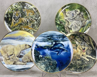MEISTER Classic Collection, Charms and Beauty of the Wild by Bo Lundwall, Limited Edition Porcelain Plates