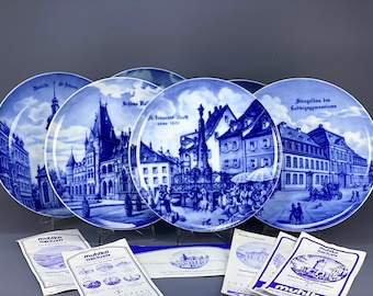 Muhlke Exclusiv Furstenberg Saarbrucker Graf Ludwig Kraft Annual Porcelain Plates