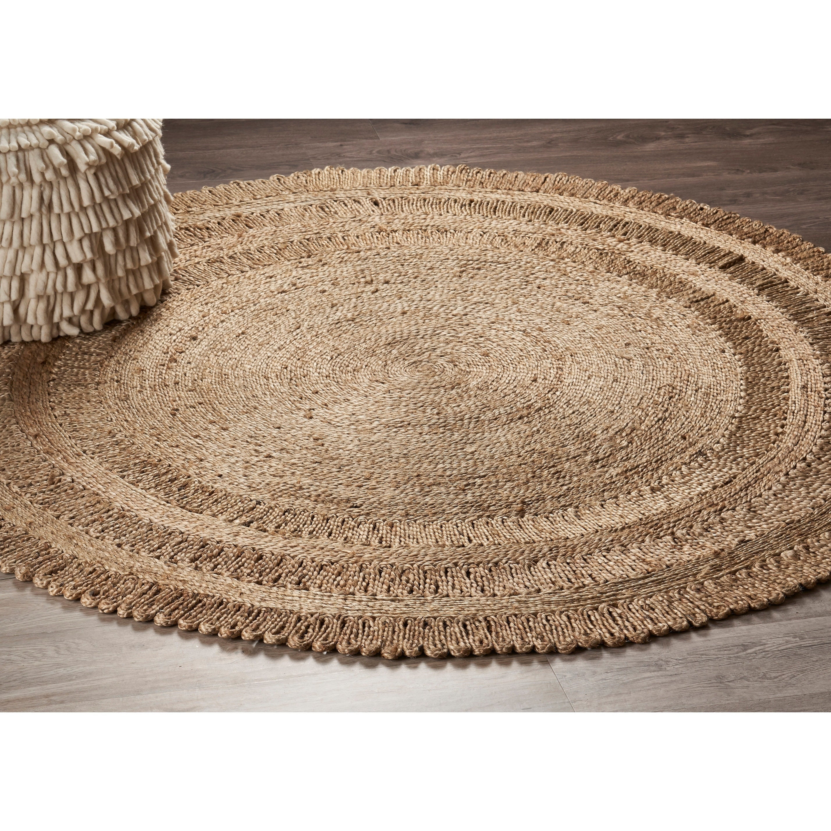 JUTE ROUND RUG 150CM Natural Handmade Hemp Carpet | Etsy