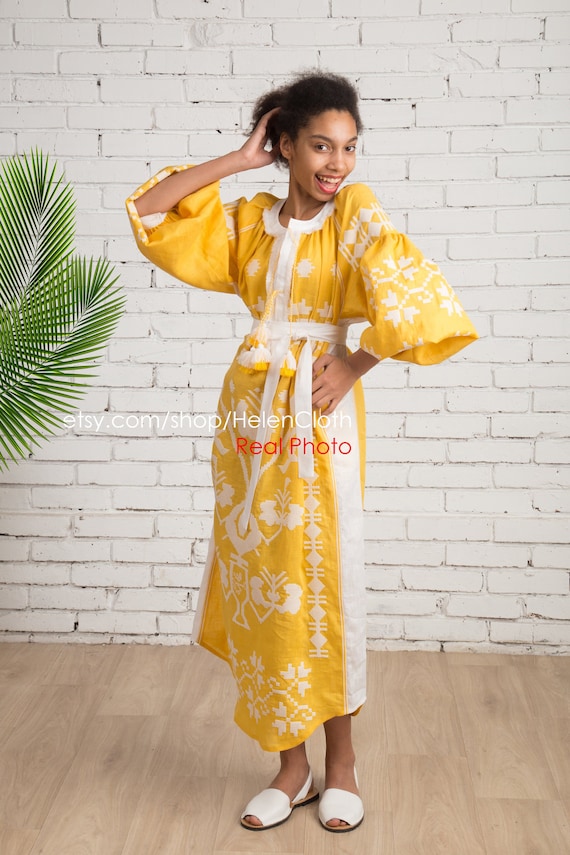 bohemian kaftan dress