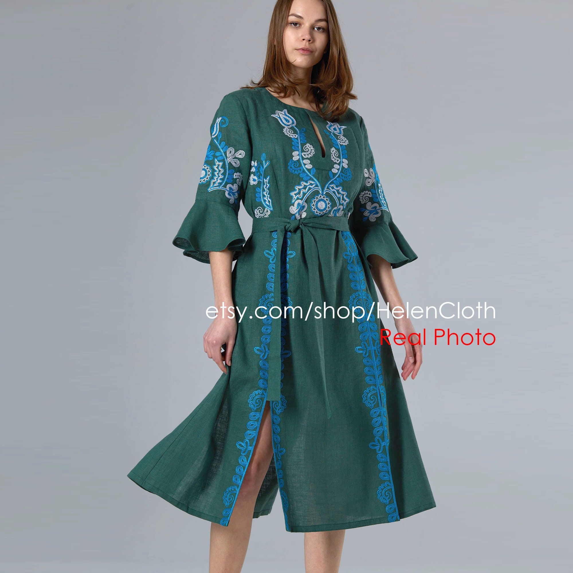 march 11 embroidered dresses Savanna Jane Split Sleeve Embroidered Top Small main image 1