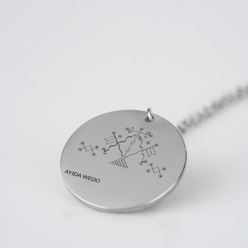 Ayida Wedo Veve Talisman Pendant