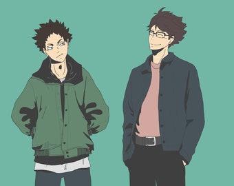 Iwaizumi Oikawa Print