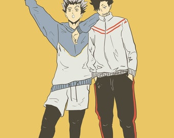 Kuroo Bokuto Print