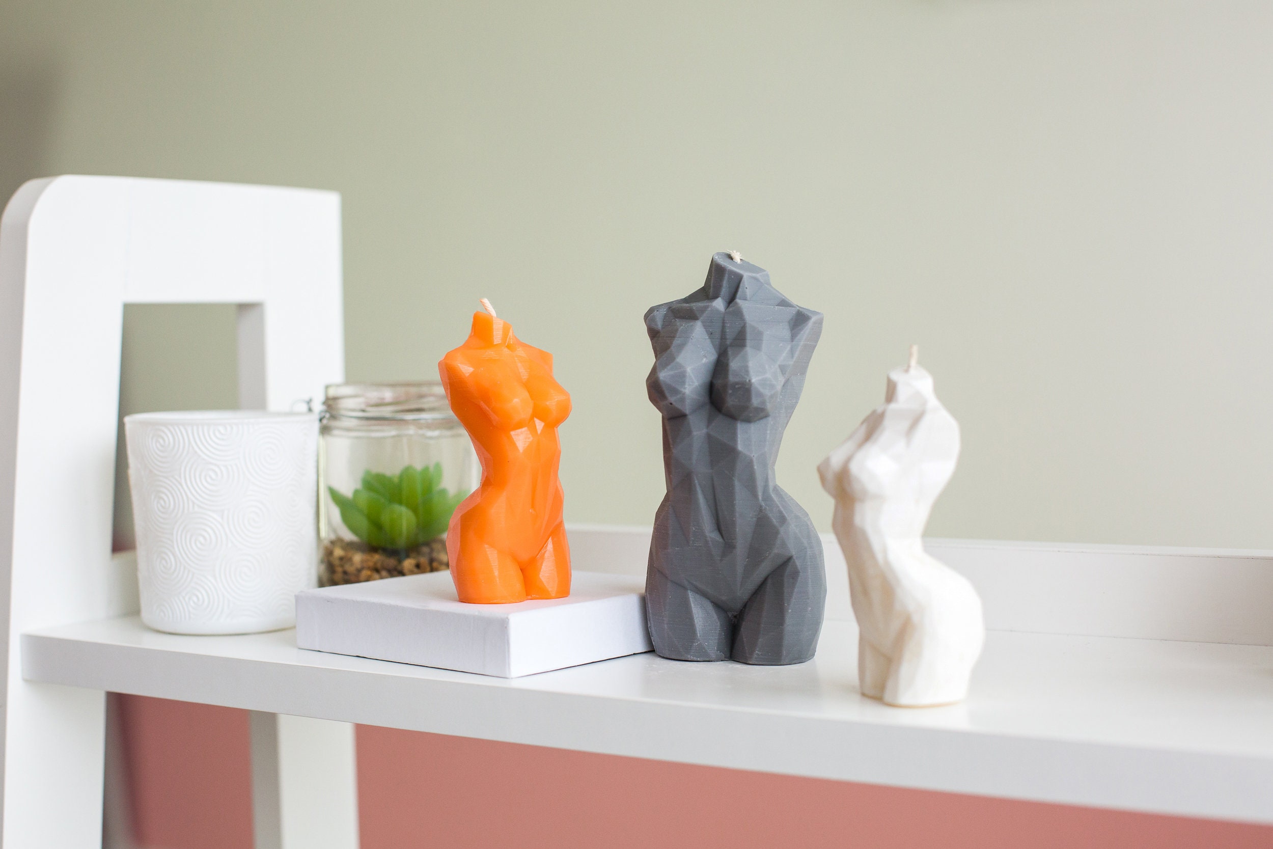 Extra Large 8 20 Cm Geometric Candle Mold for Creating Etsy