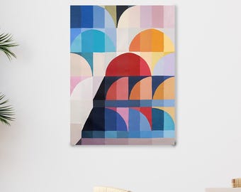 Color Wheel Eclipse / Acrylic Painting on Watercolor Paper / 2025