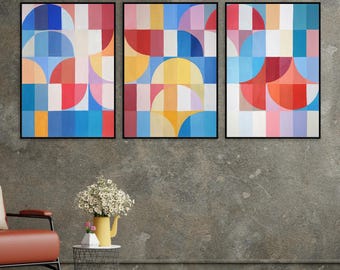 Vivid Blossoming Arcs II / Acrylic Painting on Watercolor Paper / 2025