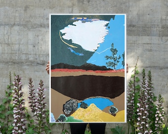Moment of Brightness / Original Painting on Watercolor Paper / 2024