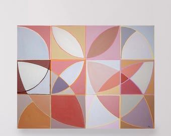 Modernist Flowers / Acrylic Paint on Canvas / 2026