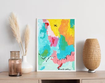 A Star in Your Path / Acrylic Painting on Watercolor Paper / 2025