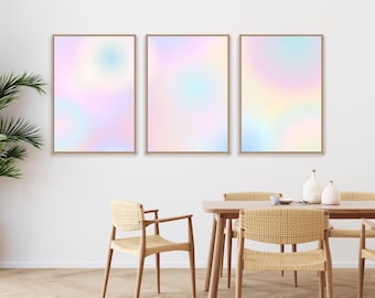 Pastel Gradient Dream / Giclée Print on Paper / Limited Edition