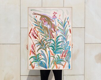 Tropical Grade IV / Acrylic Painting and India Ink on Watercolor Paper / 2024