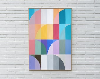 Color Bloom/ Acrylic Painting on Watercolor Paper / 2025