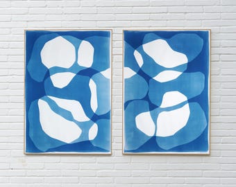 Monotypes Cyanotypes