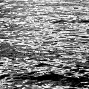 Black and White Limited Edition Giclée Print on Paper of Abstract Ripples under Moonlight, Minimal Seascape, Feng Shui Photo, Sugimoto Style image 7