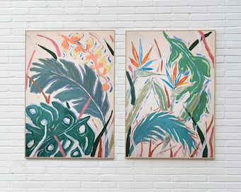 Birds of Paradise / Acrylic Paint on Watercolor Paper / 2026