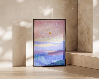 A Veil of Light and Salt / Acrylic Painting on Watercolor Paper / 2026