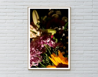 Colorful Flower Bouquet Mix I /  Limited Edition Giclée Print