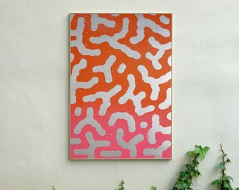 Abstract Shapes Updated #10 / Mixed Media on Watercolor Paper / 2024