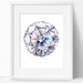 Round Diamond Printable Art for Personal Use Crystal - Etsy