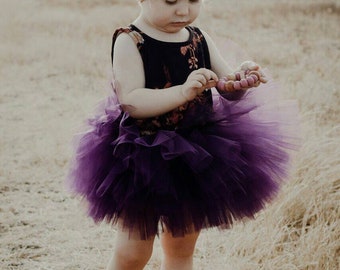 dark purple baby dress