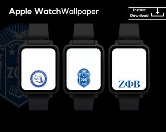 Zeta Phi Beta Sorority, Inc. Apple Watch Wallpaper Background | Digital Download | Smart watch background