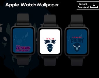 Howard University Apple Watch Wallpaper Background | Digital Download | Smart watch background