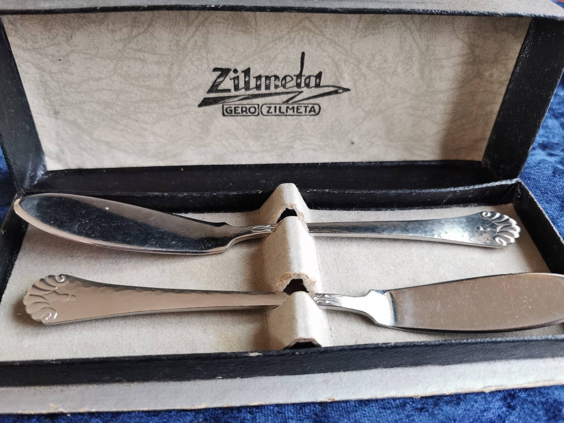 Slechte factor vacht Afleiden Pair of Gero Zilmeta Butter Knifes Vintage Tableware Pretty - Etsy