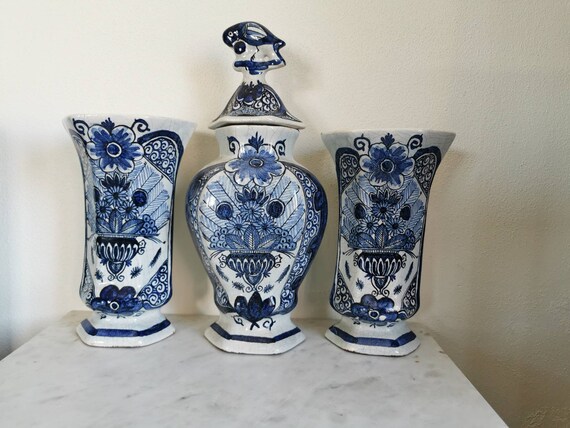 fout wijsheid Socialistisch Original Delftware Antique Blue Delft Delfts Blauw Cabinet - Etsy