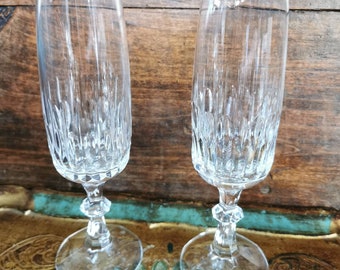 Pair of Zwiesel crystal champagne flutes/tall crystal champagne or prosecco glasses, high quality, mixologist, wedding gift, couples gift