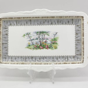 Royal Albert Silver Birch sandwich/cake dish