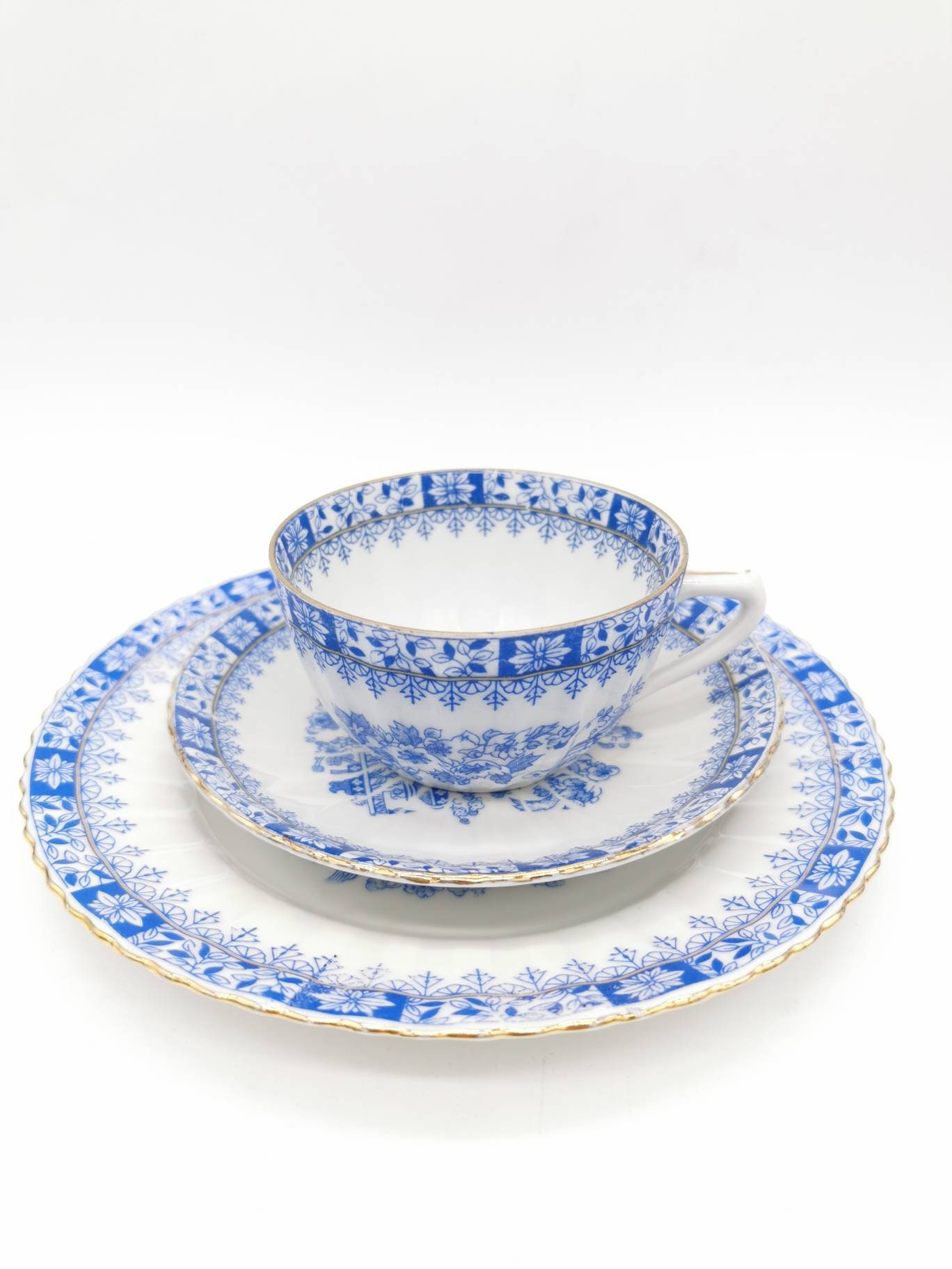 China Blau Porzellan