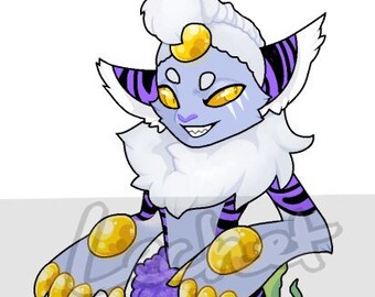 Adoptable - Lyaric - Furry Fursona Striped Dryad - Lythbound Open Species Design Character Sheets References Original Character
