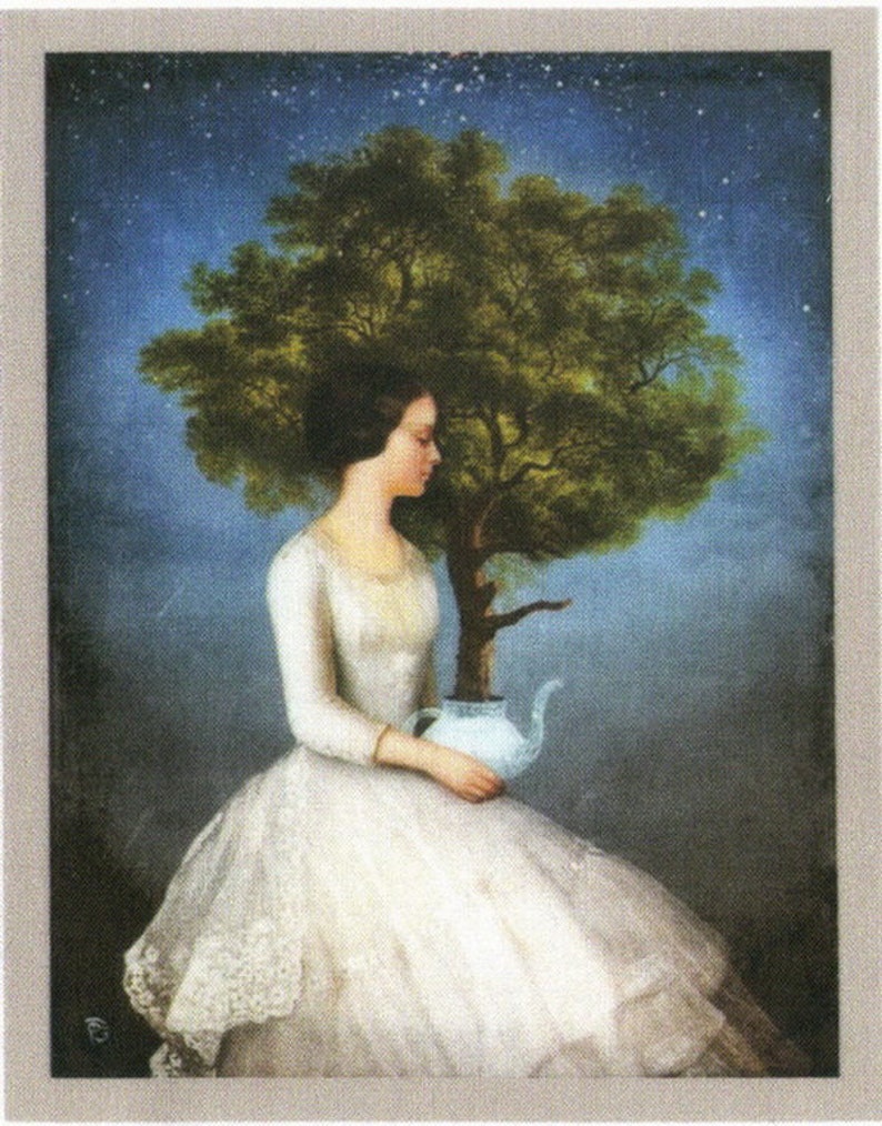 Fine art fabric panel applique cotton fabric block Etsy