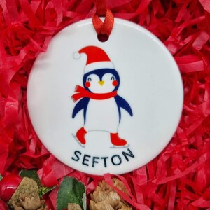 Personalised character Christmas decoration