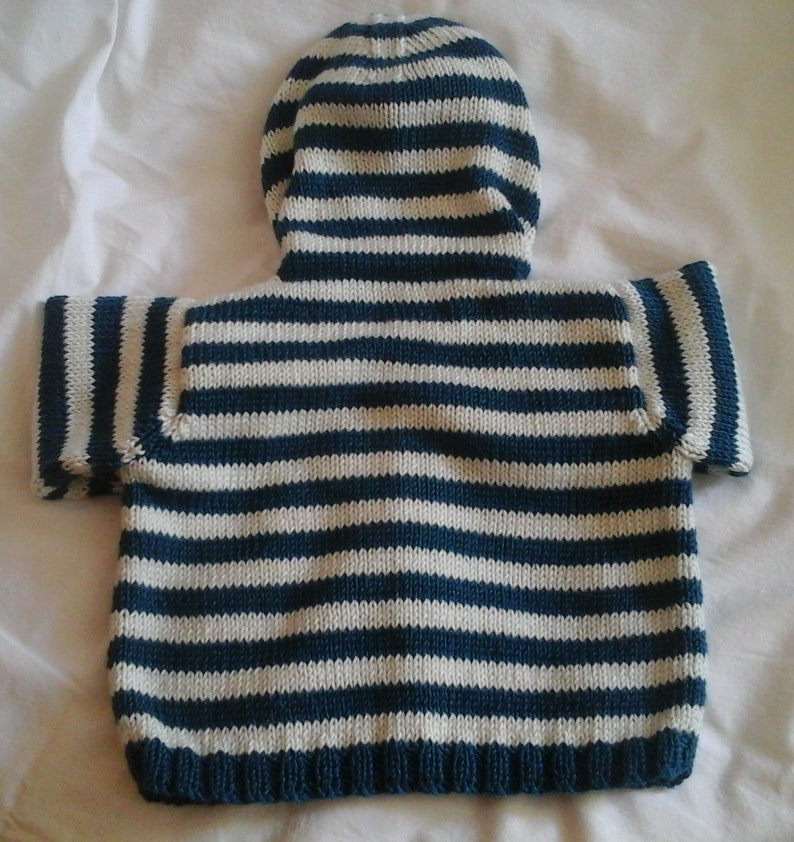 Hand Knitted Breton Stripe Hooded Cardigan Girls Clothing Baby Girls Clothing Ugaurbanag Com