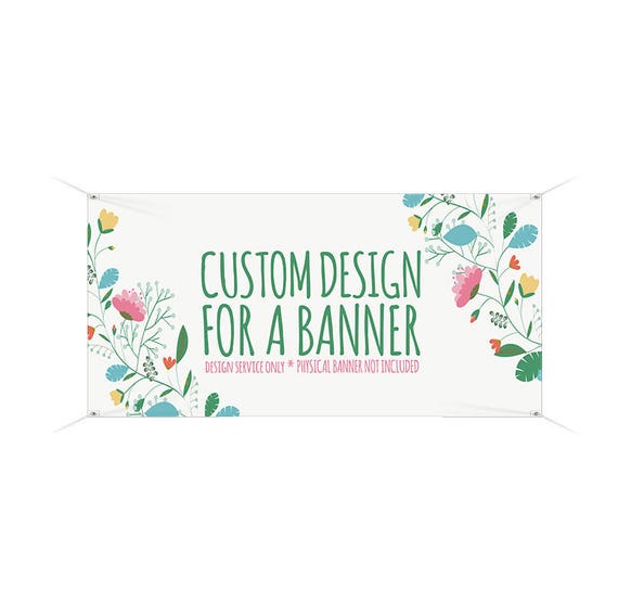 Custom Banner Design Service, Personalized Business Banner
