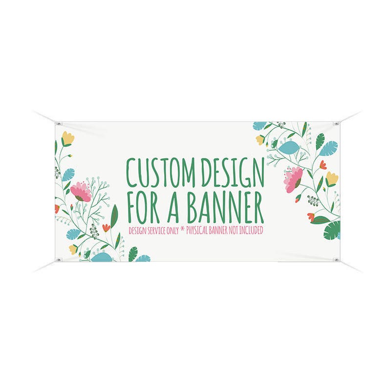Custom Banner Design Service, Personalized Business Banner - Etsy
