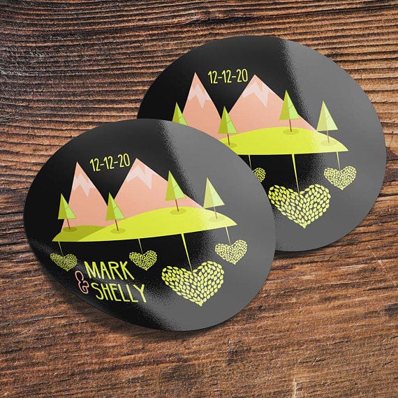 Custom Round Vinyl Stickers (set of 250) | Waterproof, Eco Inks - Etsy