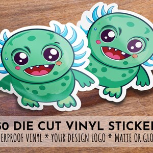 Custom Die Cut Stickers-  250 Vinyl Die Cut Stickers-  Cut to Any Shape